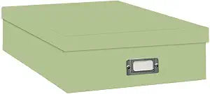 Pioneer Jumbo Scrapbook Storage Box, Sage Green, 14 3/4" x 13" x 3 3/4"
