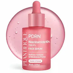 PLANTIFIQUE Korean Face Serum Niacinamide 10%, TXA 4%, Phyto-PDRN, Centella