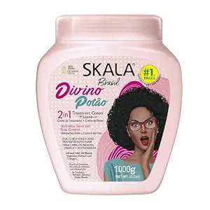 SKALA Divino Potão 2-in-1 Treatment Cream for Curly & Coily Hair 35.3 Oz