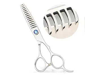 6.5" Professional Texturizing Scissors, Hair Thinning Shears for Precise Texturizing - Removes 50% Less Hair vs Standard, Japanese Stainless Steel Cutting Teeth Shears