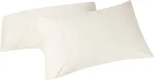 Coyuchi Classic Sateen Pillowcase Set, King, Undyed, 100% GOTS Certified Organic Cotton, Silky Soft, Luxury Pillowcases, Fair Trade Certified, 2 Pillowcases