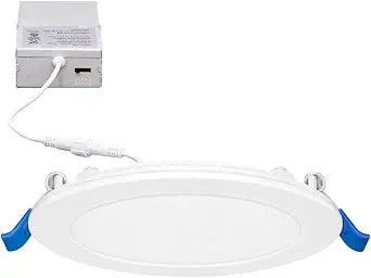Maxxima 6" Ultra-Thin Recessed LED Downlight 1050 Lumens, 5 CCT