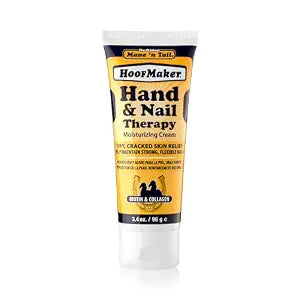 Mane 'n Tail Hoofmaker Hand & Nail Therapy 3.4 oz with biotin, Collagen, and Allantoin That Strengthen and Soften Skin Contains shea Butter & Fragrance Free