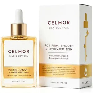 CELMOR Silk Body Oil for Women | Anti Aging, Firming & Moisturizing