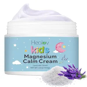 Magnesium Lotion for Kids – Pure Soothing Magnesium Cream for Relaxation, Better Sleep, Muscle Health, Leg & Joint Care – Topical Magnesium Butter for Sleep Aid – Non-Greasy, Safe, Easy to Use