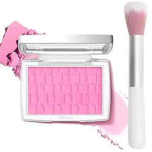 Pink Blush Powder Blush for Cheeks with Brush, 001#