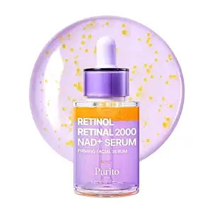 PURITO Retinol 0.1% + Retinal 0.1% Serum for Sensitive Skin, 1.01 fl.oz