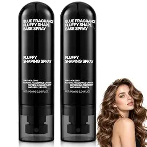 2PCS Fluffy Hair Shaping Spray,Peach Volumizing Setting Spray for Lightweight, Bouncy Hair and Long-Lasting Hold, Effortless Natural Lift