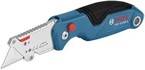 BOSCH H11-11100-1 Folding Utility Knife | Compact, Durable, 3 Blades