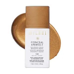 Milani Conceal + Perfect Sun Kissed Liquid Bronzing Drops - Medium