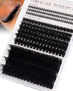 CORUSCATE Lash Clusters Bottom Lashes Mink Eyelash Clusters Mega Volume