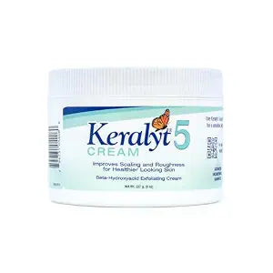 5 Psoriasis Cream - Full Body 5% Salicylic Acid Exfoliating Skin Lotion - Promotes Relief from Itchy, Redness, Dryness, Roughness, and Flakey Skin (8oz)