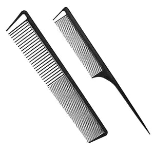 2-Pack Professional Black Teasing Comb
