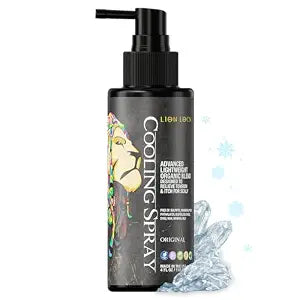 Lion Locs Itchy Scalp Cooling Spray – Instant Crown Relief for Dreadlocks, Braids & Twists, Lightweight Vegan Formula with No Buildup