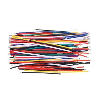 PATIKIL 24 AWG Solid Core Wire Kit, 130pcs PVC Coated Pre Tinned Copper Electrical Cable Hookup Jumper Wires for Electronic Projects