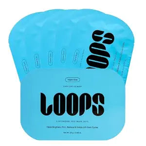 LOOPS Hyper Smooth - Refreshed Hydrogel Korean Eye Masks, 5pc