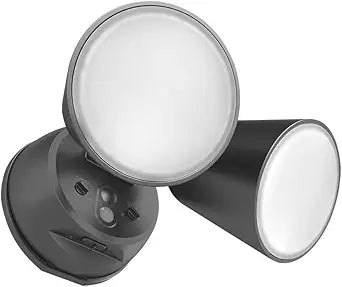 L2X Luminator  Outdoor LED Security Light with Photocell | Tunable White 3000K5000K | 2,094 Lumens | IP65 Waterproof | 120V | 20W | Wall or Ceiling Mount (Bronze)