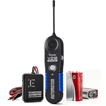 VDIAGTOOL V210 Wire Tracer Circuit Breaker Finder, Automotive Circuit Tester Open & Short Circuit Finder, Broken Wire Detector Tool Cable Tracker Break Locator Electrical DC 6-42V Low Voltage