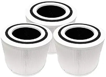Nispira Core 300 Replacement Filters for LEVOIT Core 300 P350 Air Purifier Part Core 300-RF 3-in-1 True HEPA, 3 Packs