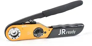 JRready ACT-M300 heavy duty Indent Mid-Current Range Adjustable Indent Crimp Tools for heavy transportation industries contacts for Size 6-14 Wire