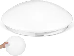 10.62 Inch Ceiling Light Cover Plastic Lampshade Easy Install Fixture Shade for Bedroom Living Room Office Lighting