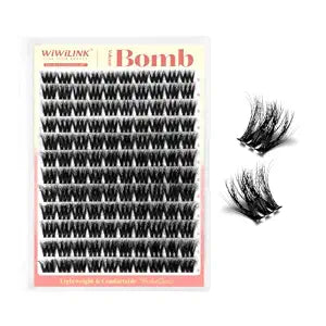 Volume Bomb Lash Clusters 10-18mm, Full Fluffy Wispy Lashes