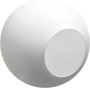 KCO Lighting Replacement Glass Globe Shade,Modern White Lampshade Glass Accessories for Pendant Wall Sconces (White)