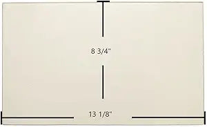 Treemont 7GT2-ND Ceramic Glass Panel (7GT2-ND) Γ 13 1/8" x 8 3/4"