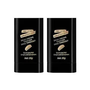Safe and Convenient Comb Hair Dye, Portable Hair Dye Comb For Gray Hair Coverage, Waterproof and Sweat-Proof, 2 in 1 Instant Dye, for Women & Men (BLACK) 2pcs
