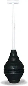 Korky BeehiveMAX Heavy Duty Toilet Plunger - Seals All Bowl Shapes  Powerful Clog Removal 1 Count (Pack of 8)