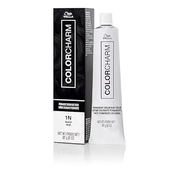 COLORCHARM Permanent Cream Hair Dye | Darkest Colors | 100% Gray Coverage