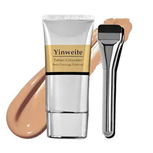 Tattoo Cover Up Makeup Waterproof,Makeup Cover Up,Leg,Body,Waterproof No transfer,Coverage Perfector,Tattoo Concealer (02 Natural)