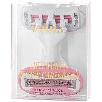 Truly Beauty Magnetic Razor Heads 2-Pack | Double-Bladed Refill Cartridges