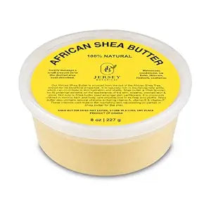Jersey Botanical Raw African Shea Butter, Ivory, Unrefined, 8 oz
