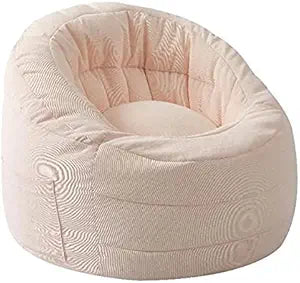 Urban Lifestyle Soft Plush Corduroy Bean Bag Chair with Pocket and Carry Handle,Pink