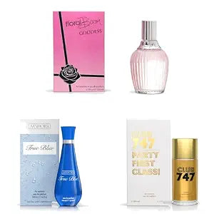 Sandora Fragrances Women's Perfume 3-Pack – Eau de Parfum – Three Full-Size 100 ml Bottles – Fresh Clean + Warm Floral + Modern Feminine