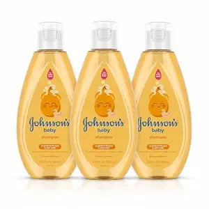 Johnson's Baby Travel Shampoo, 3 Pack 3.38 oz Tear-Free, Mild and Gentle Scalp and Hair Cleanser for Babies, Toddlers, Kids - Free of Parabens, Phthalates, Sulfates and Dyes
