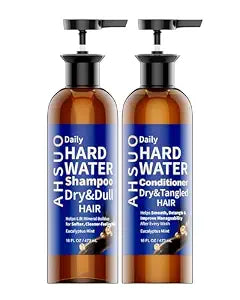 Daily Hard Water Shampoo and Conditioner Set, 16 Fl Oz Each