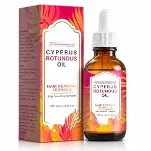 Cyperus Rotundus Hair Removal Care Oil, Helps Reduce Regrowth, 2.02 Fl Oz