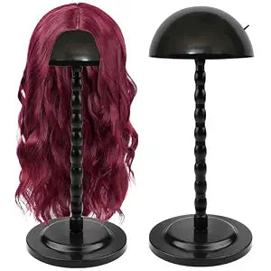 Wig Stand 1PC for Styling,13.8" No-Slip Wig Head Stand,Travel Wig Holder