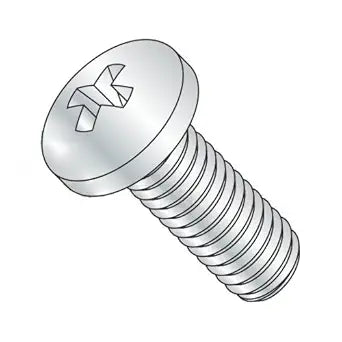 M3-0.5 x 10 mm Machine Screws/Phillips/Pan Head/Steel/Zinc / DIN7985A (Carton: 3,000 pcs)