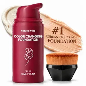 Color Changing Foundation: Korean Foundation for Mature Skin