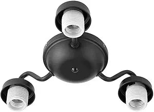 Quorum 2360-9169 Transitional LED Fan Light Kit from Brewster Collection in Black Finish,