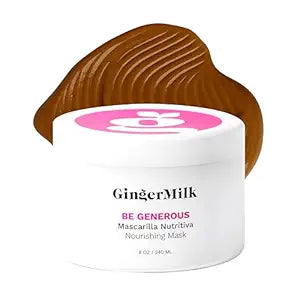 Ginger Milk Deep Conditioning Hair Mask for Dry, Curly Hair, 8 oz
