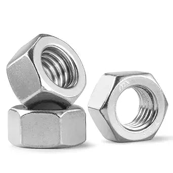 20 Pack 3/8-16 Hex Nuts, Stainless Steel 304 (18-8) Hex Nut, 3/8 Nut Standard Inch Coarse Thread Hex Machine Screw Nuts