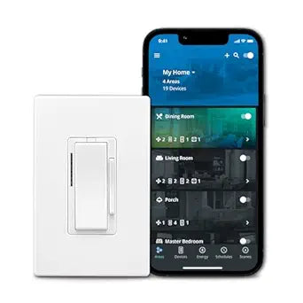 Eaton EWFFSC15-W-BX-T Wi-Fi Smart Fan Speed Control Compatible with Alexa and Google Assistant, White