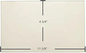 Napoleon NPS40 / NPI40 / NPS45 / NPI45 / GDS28 / GS28 Side Ceramic Glass Panel (11 3/8" x 4 3/4") Γ Replaces W300-0037