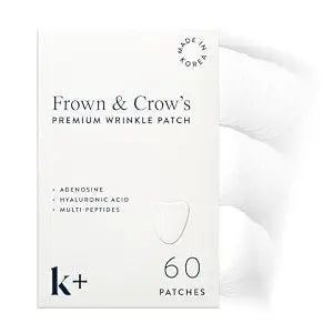 k+ Korean Wrinkle Patches for Forehead, Frown Lines & Crow���s Feet, 60ct