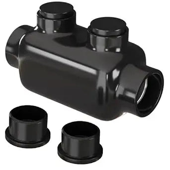 OHLECTRIC Elevator Electrical Inline Wire Connector, Insulated Black Splice, 2506 AWG, 5/16 Hex Screw, Oxide Inhibitor  Maintenance & Repair