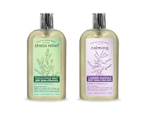 Everyday Aromatherapy Body Wash Duo | Eucalyptus Mint and Lavender Chamomile | 28oz Pack of 2 | Home and Body Company